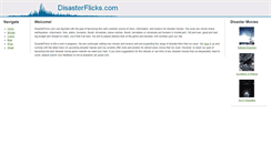 Desktop Screenshot of disasterflicks.com