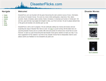 Tablet Screenshot of disasterflicks.com
